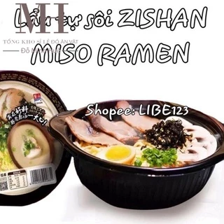 [ Ăn vặt ngon ] LẨU TỰ SÔI ZIZHAN vị bò hầm cà chua - miso ramen nguyên vi hộp lớn 520g Ăn vặt ngon đã nghiền