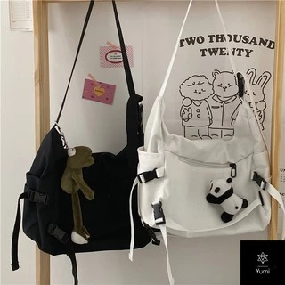 Túi Xách Nữ Vải Canvas Đeo Chéo Thời Trang Hàn Quốc Mẫu Mới Đẹp