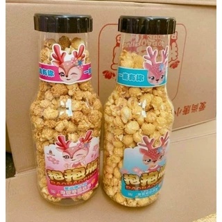 Một chai bắp nổ rang bơ (bỏng ngô) Hongkong chai mini 252g