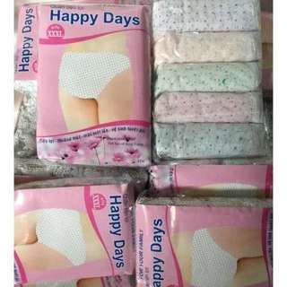 5 chiếc quần lót giấy cao cấp Happy Days hàng cao cấp 3XL