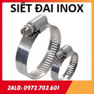 [RẺ NHẤT] Đai siết inox- Cổ dê xiết ống các size từ 6mm đến 83mm [GIÁ TỐT]