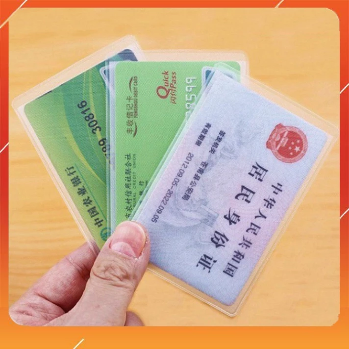 5 Vỏ Bọc Thẻ ATM, Sinh Viên, Căn Cước, Bằng Lái Xe siêu đa năng