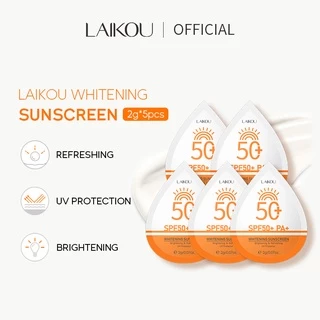 Set 5 gói kem chống nắng LAIKOU SPF50+ bảo vệ da