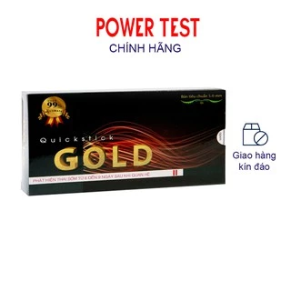 Que thử thai nhanh Quickstick Gold Hộp 1 chiếc chính xác, hiệu quả tức thì (QUICK5)