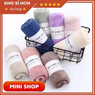 Khăn Lau Mặt Lông Cừu Hàn Quốc 29 x 48cm Siêu Mềm MINISHOP B109