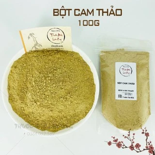 Bột cam thảo nguyên chất 100g dưỡng trắng cơ thể