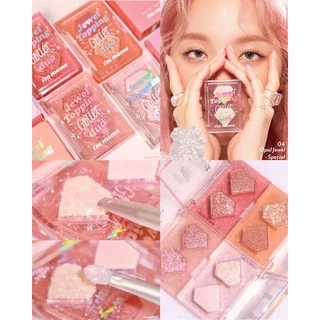 ( Date T10/2024 ) Phấn Mắt 2 Màu I’m Meme Jewel Topping Glitter Duo + Brush