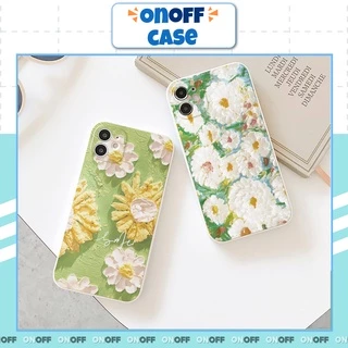 Ốp Lưng Iphone Cạnh Vuông Pearl Daisy 6/6plus/6s/6splus/7/7plus/8/8plus/x/xr/xs/11/12/13/pro/promax - ONOFF Shop