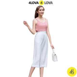 Áo 2 dây đũi lụa nữ 4LOVA nhiều màu mềm mại đẹp quyến rũ