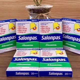 Cao Dán salonpas dán hộp to 20 miếng