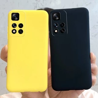 Ốp điện thoại mềm mỏng màu kẹo cho Xiaomi Redmi Note 11 Pro Redmi Note 11 Note11T 5G
