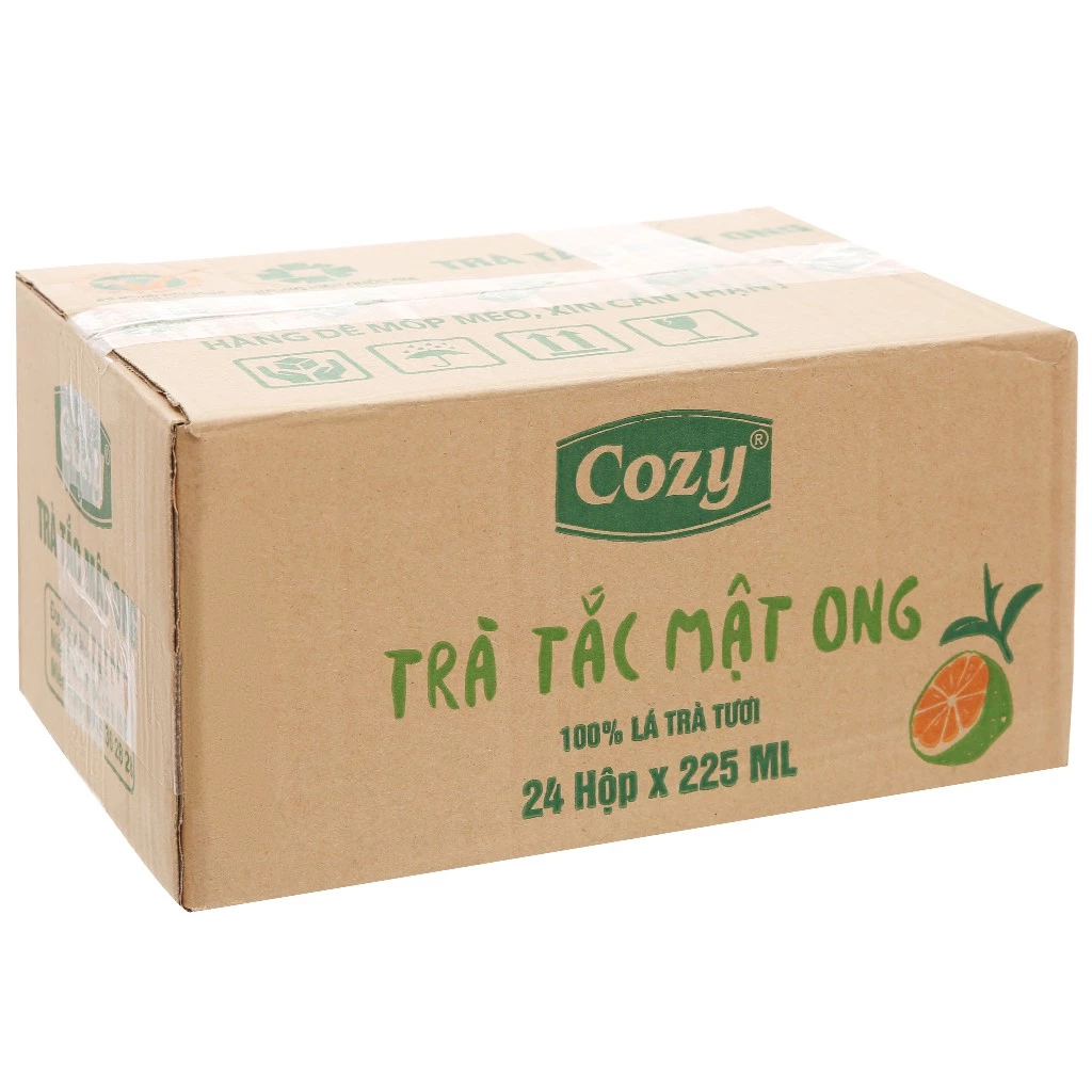 Cozy- Thùng 24 hộp trà tắc mật ong cozy 225ml *24