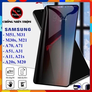 [FreeShip] Kính Cường Lực chống nhìn trộm Samsung M51, M31, M21, M30s, M20, A71, A51, A31, A11, A21s, A70 full viền màu