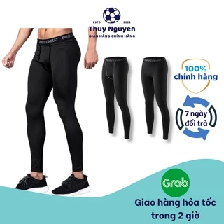 Quần Giữ Nhiệt COMBAT PRO LEGGING NAM Tập Gym Bóng Đá Bóng Rổ Có Họa Tiết