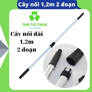 Cây nối lau kính dài 1,2m vệ sinh gương kính, trần nhà và các khu vực trên cao Baiyun ( không có bông thỏ và gạt kính )