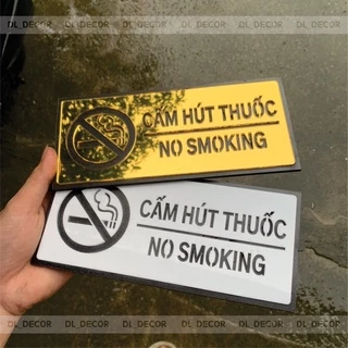 Bảng cấm hút thuốc, no smoking