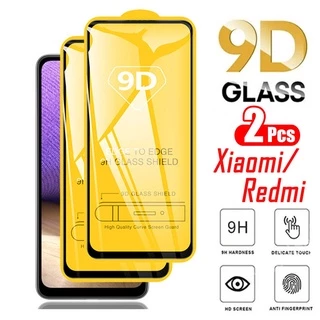 Set 2 Kính Cường Lực 9D Bảo Vệ Toàn Màn Hình Cho Xiaomi 11 12 Lite NE 11T 12T Redmi Note 7 9 9s 10 10s 11 11s Pro Max 5G