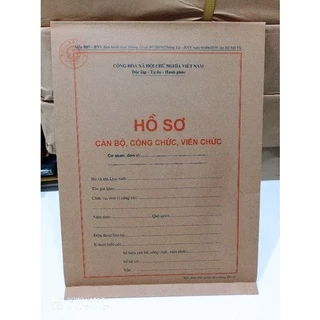 Hồ Sơ Cán Bộ Công Chức, Viên Chức tt07/2019