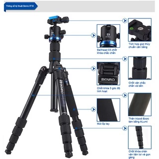 Chân máy ảnh Tripod Benro MC19 giá rẻ nhất