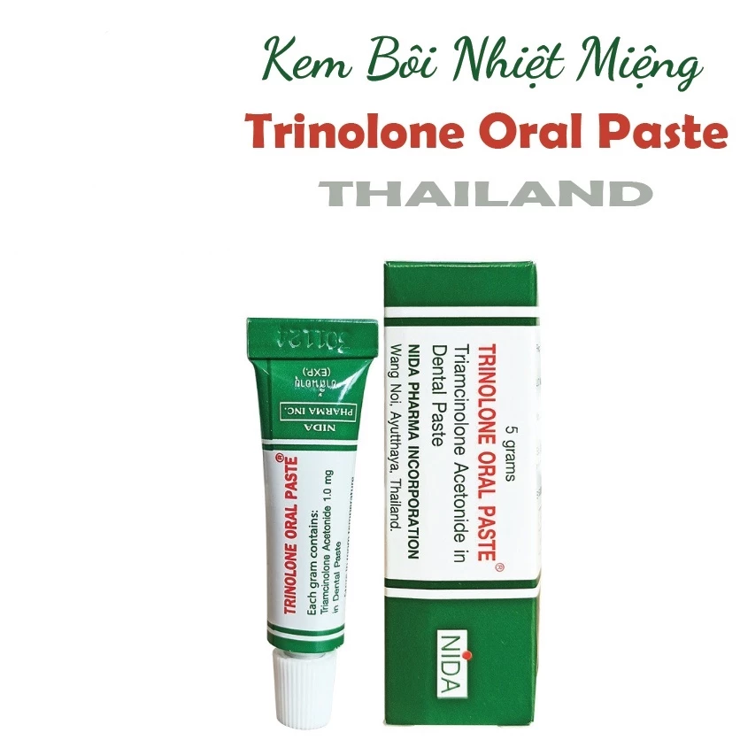 Kem Bôi Nhiệt Miệng Trinolone Oral Paste Thái Lan 5gr