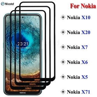 Kính Cường Lực 9H Bảo Vệ Toàn Màn Hình Cho Nokia X20 X10 Nokia X71 X7 X6 X5 XR20