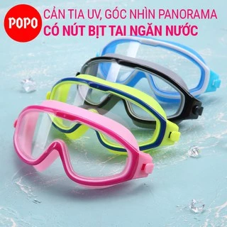 Kính bơi trẻ em POPO 360 góc nhìn PANORAMA cản tia UV, hạn chế sương mờ ngăn nước tuyệt đối