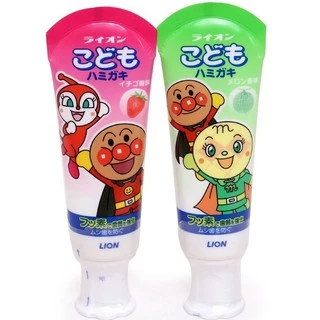 Kem Đánh Răng Cho Bé Lion 40g Nhật Bản (Nuốt Được)