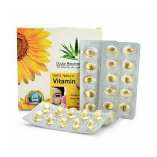 Viên uống Vitamin E 400 Giúp làm đẹp da - Hộp 100 viên Chính hãng