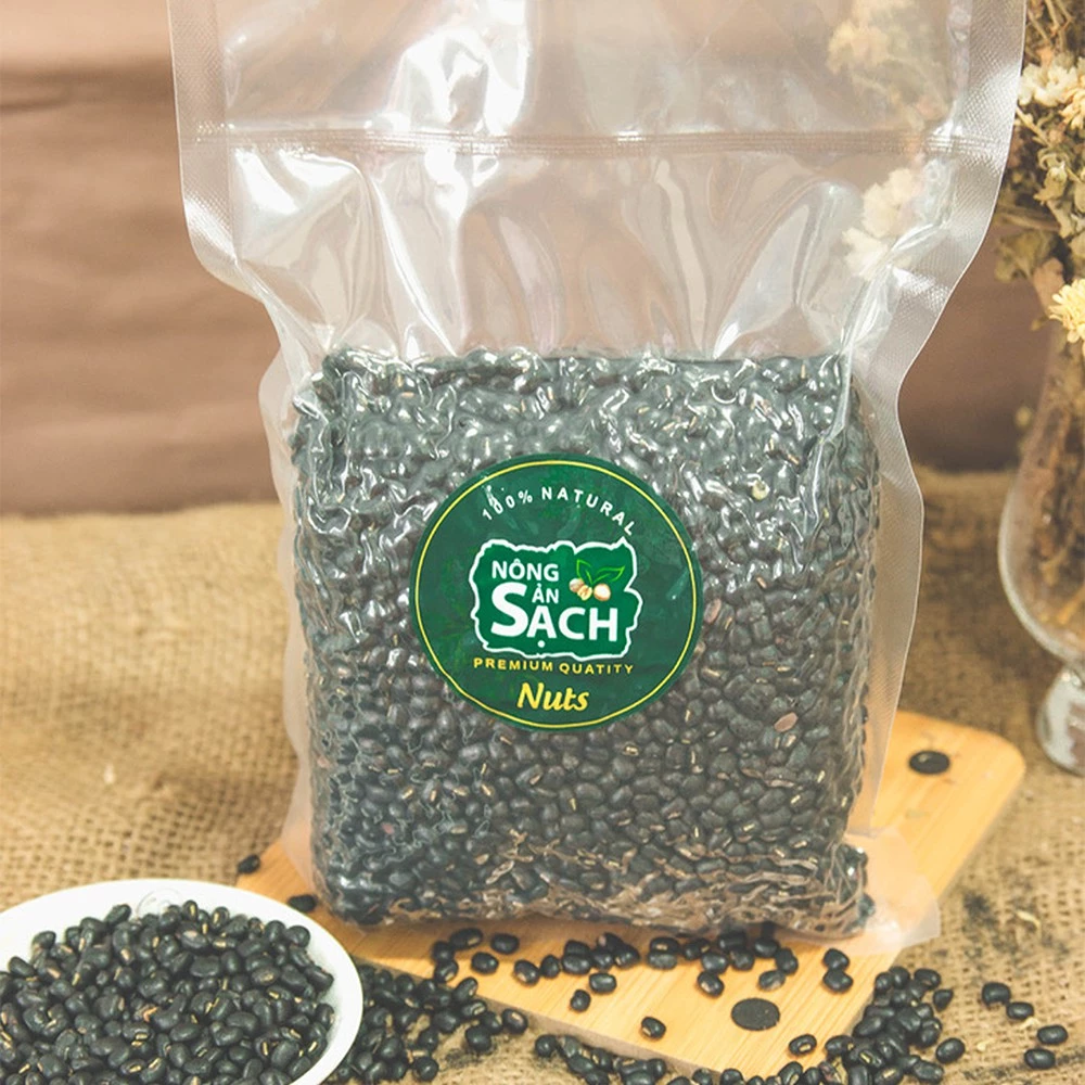 1kg Đậu Đen Nông Sản Sạch đã kiểm nghiệm Không Biến Đổi Gen - Không Chất Bảo Quản