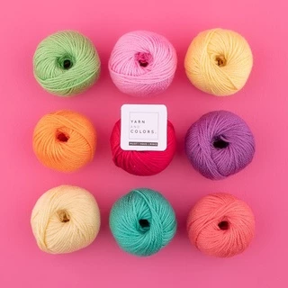 Len Cotton Yarn and Colors MUST-HAVE Minis 10g (Tông màu tươi)