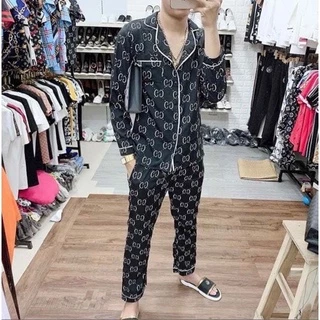 Bộ Đồ Ngủ Dài Tay Chất GCG Kate Bộ Pijama Dài Tay Phù Hợp Cả Nam Và Nữ Thể Hiện Đẳng Cấp Thời Thượng B5