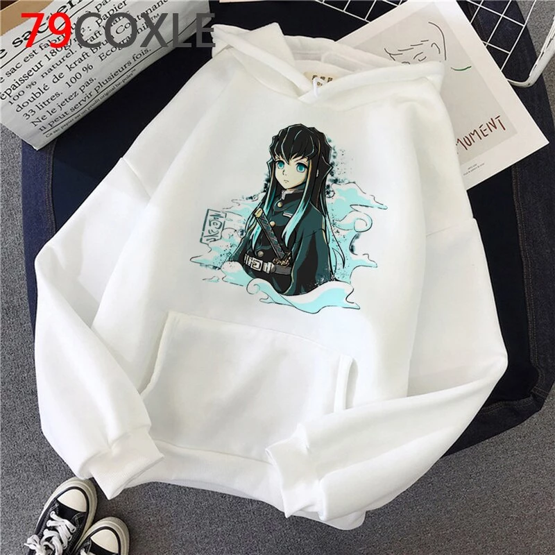 Áo Hoodie Nam In Hình Nhân Vật Kimetsu No Yaiba Tanjirou Kamado 2021 Grunge Y2k