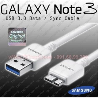 [ZIN Chính Hãng] Cáp Sạc Nhanh USB 3.0 đầu đôi Samsung Galaxy S5, Note 3 lõi xanh dương