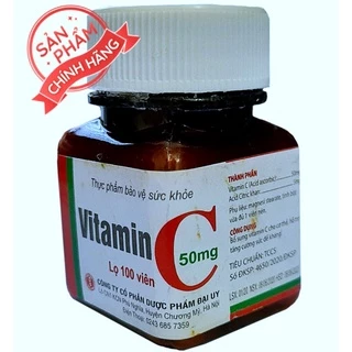 Vitamin C Đại Uy (Lọ 100 viên)