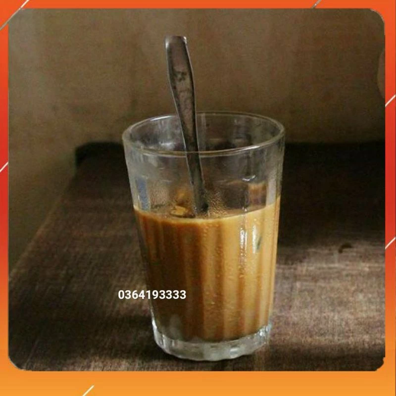 Cốc Thủy Tinh Trà Đá Sọc 280ml 1 chiếc Siêu Rẻ VTC54 Glass Home ly thủy tinh cafe cốc sọc