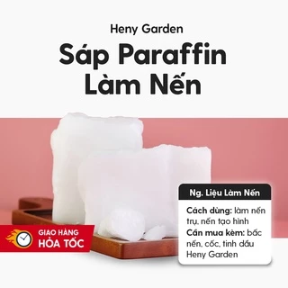 Sáp Paraffin Làm Nến Thơm & Nến Trụ PA-62 HENY GARDEN Loại Cao Cấp