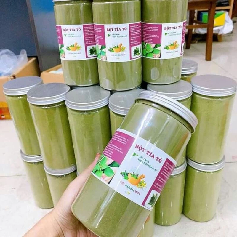 Bột tía tô sấy lạnh nguyên vị 500g