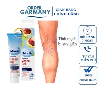 Gel bôi giãn tĩnh mạch Venen Gel Das Gesunde Plus Mivolis 100ml