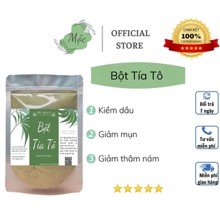 Bột tía tô nguyên chất 100gr xanh, mịn