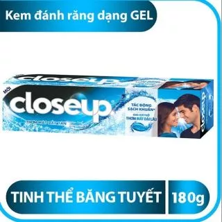 Kem Đánh Răng Close Up Tinh Thể Băng Tuyết (Lộc Đề)180g