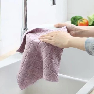 Khăn lau đa năng 2 mặt siêu thấm hút (kích thước 30 cm x 30 cm)