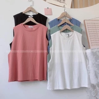 Áo Tank Top Unisex Form Rộng Nhiều Màu