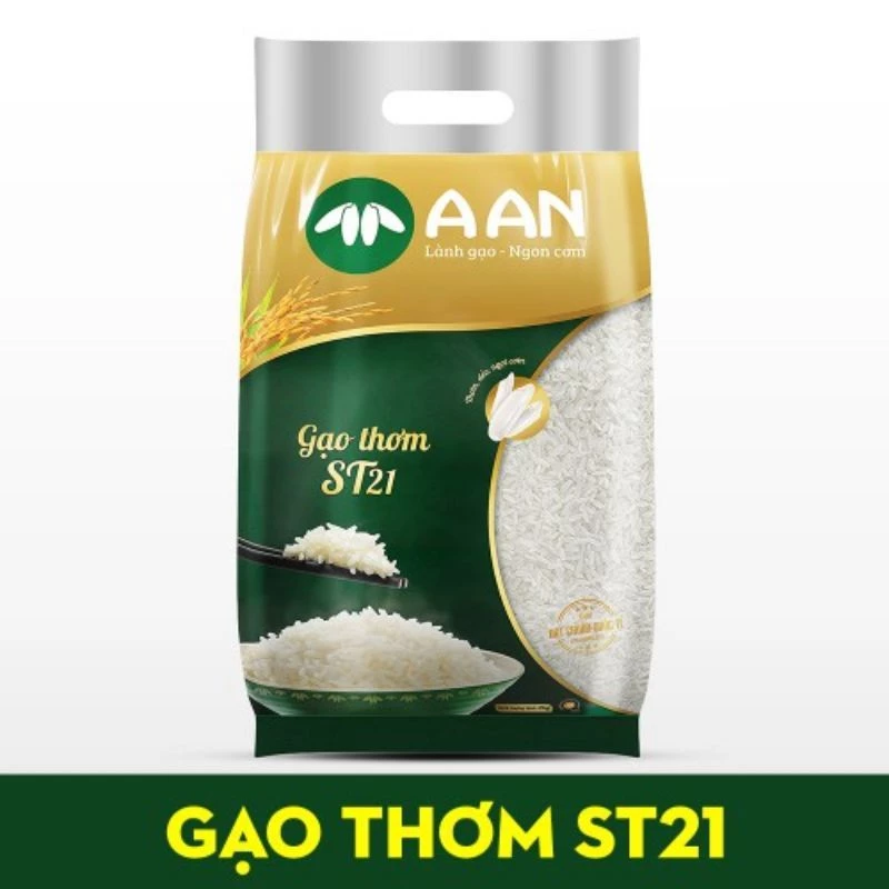 Hỏa tốc 10kg Gạo St21 A An nsx 21/5/2024