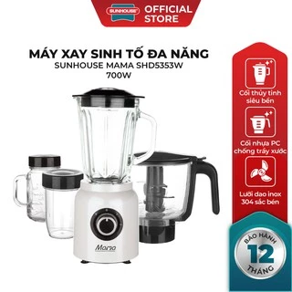 [Mã ELBSJBP03 giảm 12% đơn 500K] Máy xay sinh tố đa năng SUNHOUSE Mama SHD5353W