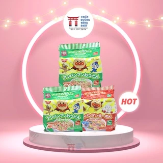 Mì chú hề Anpanman Nissin Nhật Bản, mì ăn liền cho bé 120g