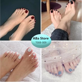 24 móng chân giả không hộp làm nail siêu xinh [T008-009]