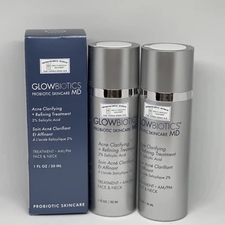 Tinh chất giảm mụn Glowbiotics acne clarifying + refining treatment 30ml