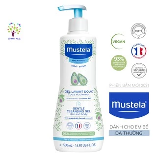 Sữa Tắm Gội Da Thường Mustela Gentle Cleansing Gel 500ml