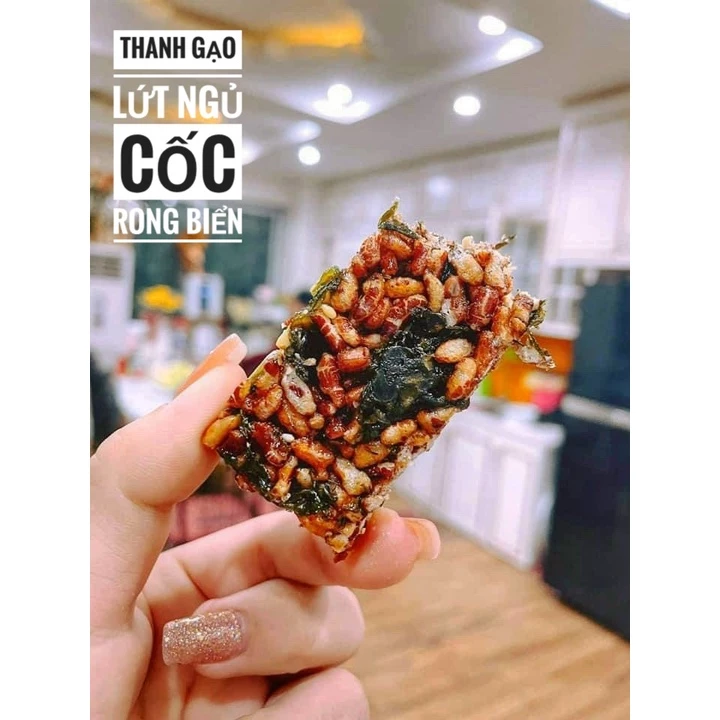 Thanh Gạo Lứt Granola Mix Rong Biển Chà Bông ngũ cốc  ăn kiêng, gym, yoga, eat clean, giảm cân tăng cơ - Gói 250gr