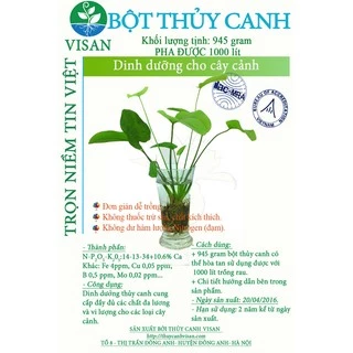 DINH DƯỠNG THỦY CANH CÂY CẢNH 1000 LÍT